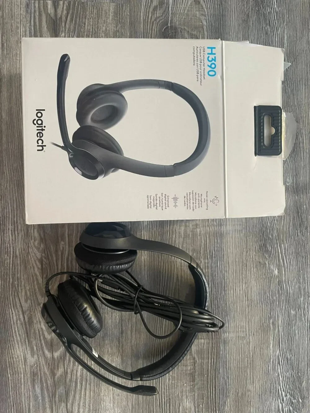 Logitech H390 Wired Headset for PC/Laptop